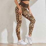 Leopard Women Leggins Push Up Workout Legging Femme High Waist Leopard Leggings Elastic Sportswear Leggins