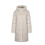 Down Cotton Clothes Winter Dress Female 2024 New Long Thick Cotton-Padded Jacket Advanced Sense Super Good-Looking Black Cotton-Padded Clothes-Outfit