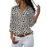 Sleeve Women Blouses 2021 Plus Size Turn-down Collar Blouse Shirt Casual Tops Elegant Work Wear Chiffon Shirts