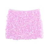 Fongt Women's Autumn And Winter Temperament Light Fashion New Party Squin Mini Skirt