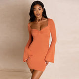 Elegant Long Sleeve Mini