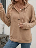 Fongt And Winter Hooded Pit Strip Long-Sleeved Coat Top
