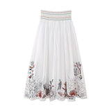Fongt Cotton Shirt 5107046 Embroidered Long Dress 5107050 Set