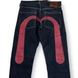 Classic Niche Ins Printing Men And Women Loose Trend Jeans Straight Casual Pants-Outfit