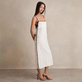 Fongt Style Women's Evening Dress Fashion Sexy Sling Dress New Height Open Skirt