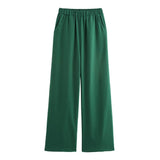 Fongt Fragrant Cotton Lint Neck Vest Set Of Women's Summer With Light Luxury High-End Trousers Two Sets