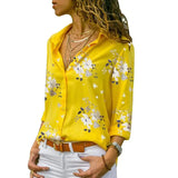 Sleeve Women Blouses 2021 Plus Size Turn-down Collar Blouse Shirt Casual Tops Elegant Work Wear Chiffon Shirts