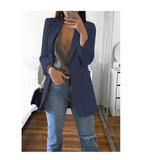 Women's Blazers Jacket Plus Size 4XL 5XL Spring Autumn Jacket Oversize for Woman Office Long Sleeve Coat Casual Clothes