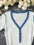 Fongt Autumn And Winter Elegant Leisure Knitted Dress V Collar Thin Fashion Commuting Leisure