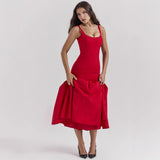 Fongt Long Loose Back Loose New Temperament Women's Dress 2025 Popular Fashion Dress Women's Summer High Sense