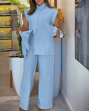 Fongt Casual Shirt Suit Women's Clothing