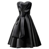 Fongt Black Temperament Dress Dress Short Texture Party Party Dress Dress