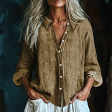 Fongt Years Of Shein Casual Cotton Leprosy Shirt New Explosion