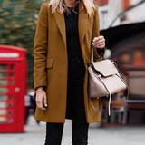 Fongt Spring And Autumn Station In The Long-Term Large-Size Hairy Female Coat Ebay Coat Wish