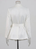 Fongt Light Luxury Two Sets Of 2025 Autumn New High-End Temperament Waist Solid Suit Women's Clothing
