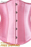 Plus size Women Underbust Corset Sexy Bustiers Workout Shape Body Belt Slimming Shapers Girdles Dropship