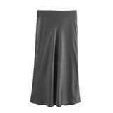Fongt Women's Clothing INS Explosive Multi-Color Fashion Commuter Silk Stupor Feel Stubble Skirt