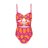 New Hollowed-In-Joined Swimsuit Women 2025 New Swimwear Jersey Two-Set