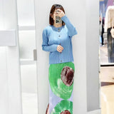 Fongt The Fashion Code!This Folded Skirt Allows You To Step Into A New Realm Of Elegant And Smart
