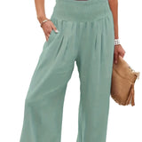 Fongt New Spring Women's Casual Cotton Lint Comfortable Mid-Rise Trousers Women