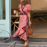 Fongt Bohemian Elegant Holiday Dress