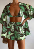 Fongt Fashion Casual Print Three-Piece Women's Clothing
