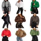 Women Fall Winter Clothes 2023 2023 Luxury Warm Puffer Jacket Cropped Coat y2k Hot Padding Short Down Coat New in
