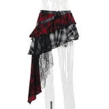 Fongt Summer New Women's Casual Pants Dark Sexy Body-In-Print Lace High-Waisted Flared