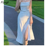 Women Summer One Peice Sleeveless Spaghetti Strap Sexy Bodycon Dress Ladies Elegant Fashion Beach Clothes