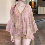 Fongt Shirt Gentle To The Bone Weak Boneless Atmosphere Girl Small Gentle Cold Sexy Top