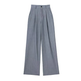 Fongt Spring New Front Folded High-Waisted Trousers 7102528