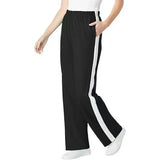 Fongt Spring And Autumn Women's Net Red With The Same Leopard Print Splicing Temperament Loose-Legged Trousers