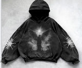 Fongt Wash Hooded Hoodie Hoodie Winter High Street Men And Women With The Same Shirt Top