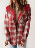 Fongt 2025 Women's Jacket Long Sleeve Hairy Hooded Jacket Jacket With Pocket