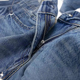 Fongt Women's New Fashion High-Waisted Denim Miniskirt