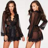 New Sex-Intuvo Ceduction Set Pajamas Home Clothes Net Yarn Lingerie