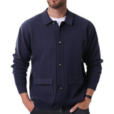 Fongt Men's High Density 12 Knit Jacket Stereo Three-Dimensional Packed Jacket Shirt