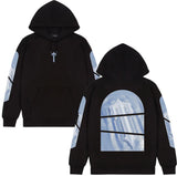 Fongt Hoodie Trapstar Letter Casual Street Youth Sweat Cotton Red Black Print Plus Velvet Hood
