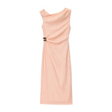 Fongt New Styling Asymmetrical Flute Dress 8037392
