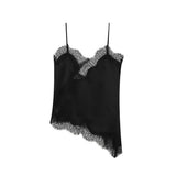Fongt Women's Clothing 2025 Autumn 2025 New Sexy Wind Thin Lace Splicing Decorative Sling Hoist 5919205