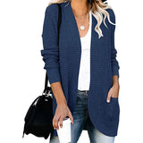 Fongt Exclusively For The Autumn And Winter New Ladies Fashion Long Sleeve Pocket Sweater Knit