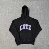 Five-Star Ship Printing Loose Hooded Hoodie Street Sports And Leisure Suit Trend-Outfit