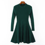 O-neck A Line Short Mini