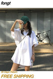 Women Solid Button BF Design Simple Elegant Basic All-match Casual Cozy Street Wear Korean Style Chic Retro College