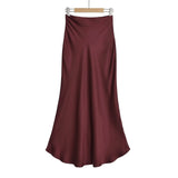 Fongt Body Repair Spring New Repair Super High-Waist Super Fairy Half-Body Skirt