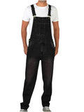 Retro Design Sense Jeans Overalls Men Straight Tube Loose Overalls Jumpsuit-Outfit