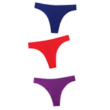 Seamless Panties Women Briefs Nylon Ultra-thin G-string Thongs Low Rise Lingerie Ice Silk Briefs Lady Underwear Plus