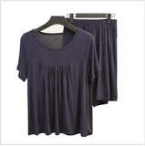 Short Sleeve Loose Pyjamas Two Piece