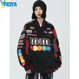 Bomber Woman Varsity Jacket Long Sleeves American Letter Embroidered Baseball Jacket 2022 Women's Winter Coats