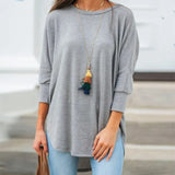 Casual Cotton O Neck